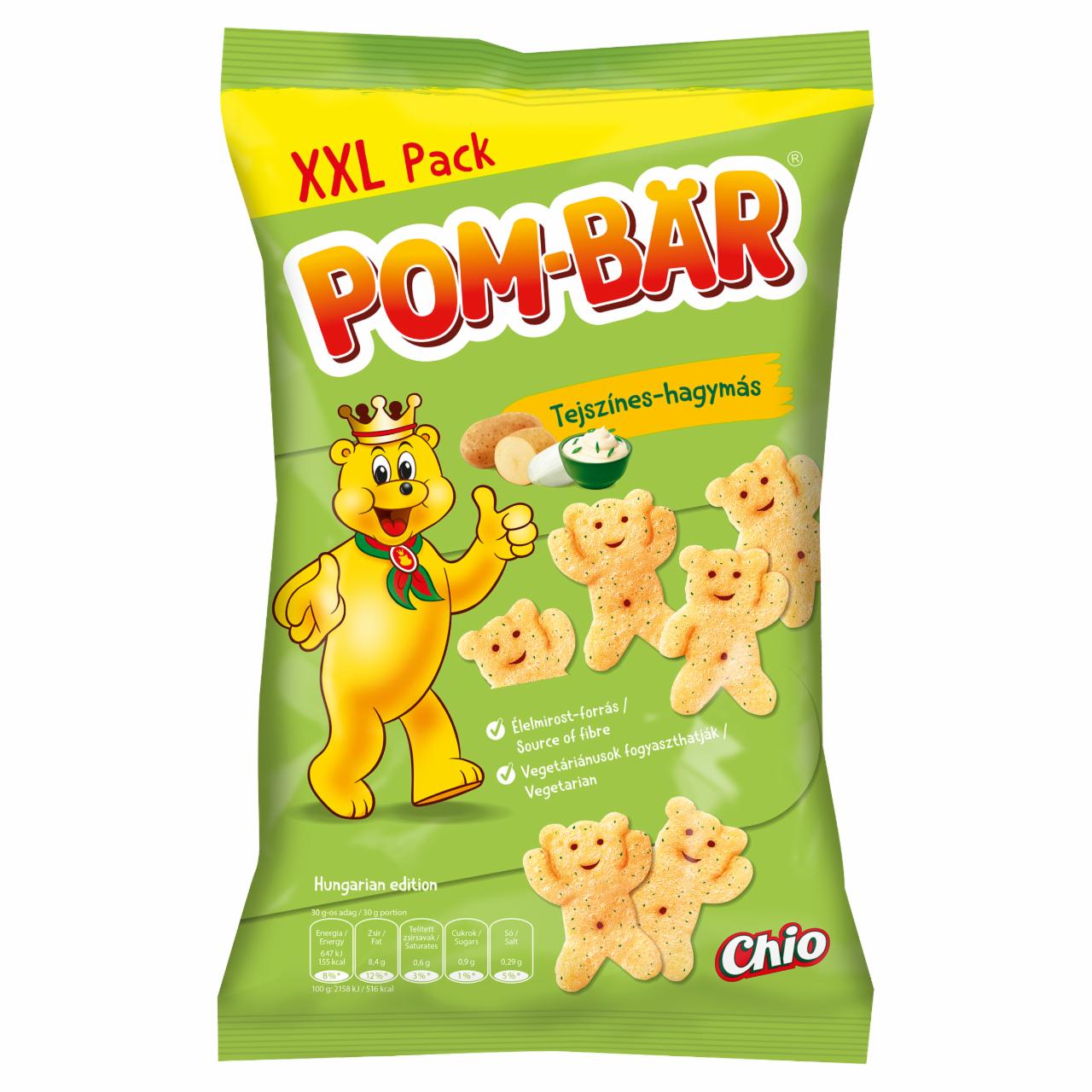 Képek - Pom-Bär tejszínes-hagymás burgonyasnack 150 g