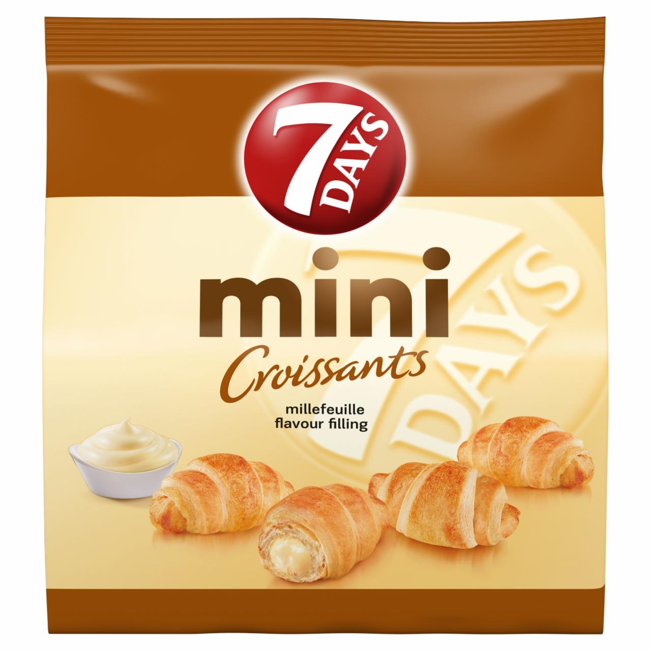 Képek - 7DAYS Mini Croissant vaníliaízű töltelékkel 185 g