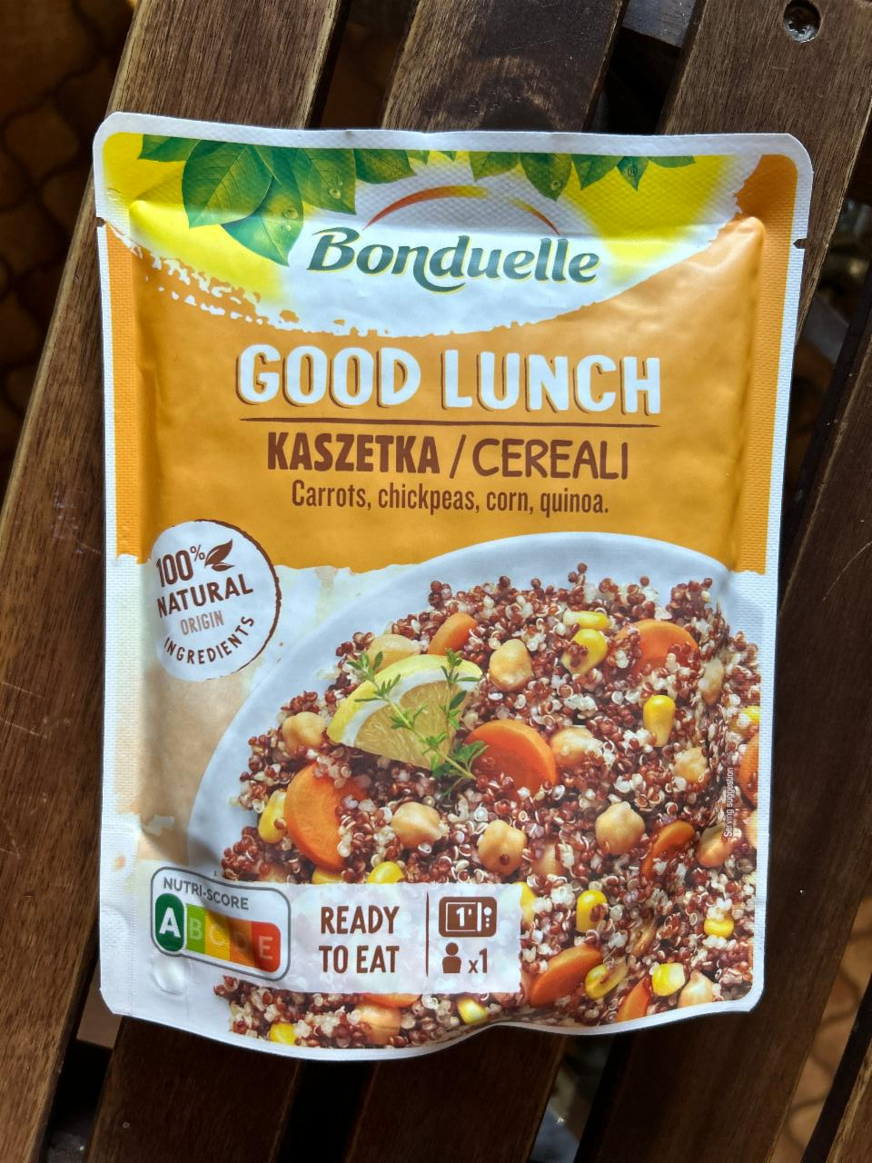 Képek - Bonduelle Good Lunch sárgarépa, csicseriborsó, kukorica és quinoa keveréke olívaolajjal 250 g