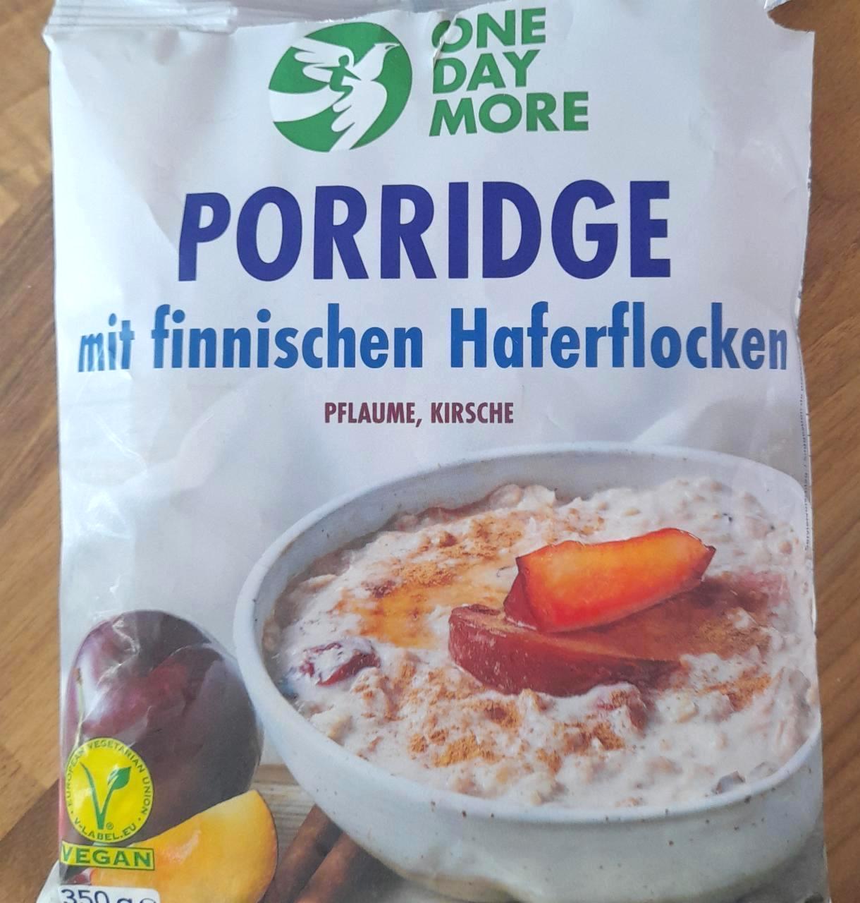 Képek - Porridge mit finnischen haferflocken pflaume, kirsche One Day More