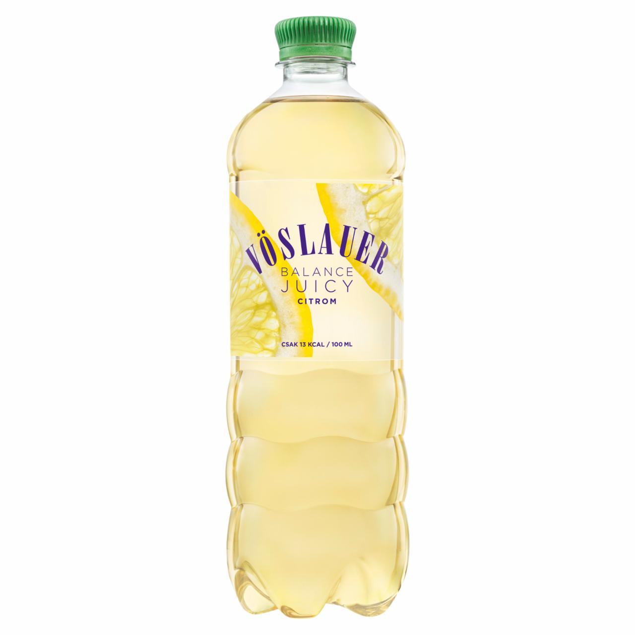 Képek - Vöslauer Balance Juicy citromízű természetes ásványvíz alapú szénsavas üdítőital 0,75 l