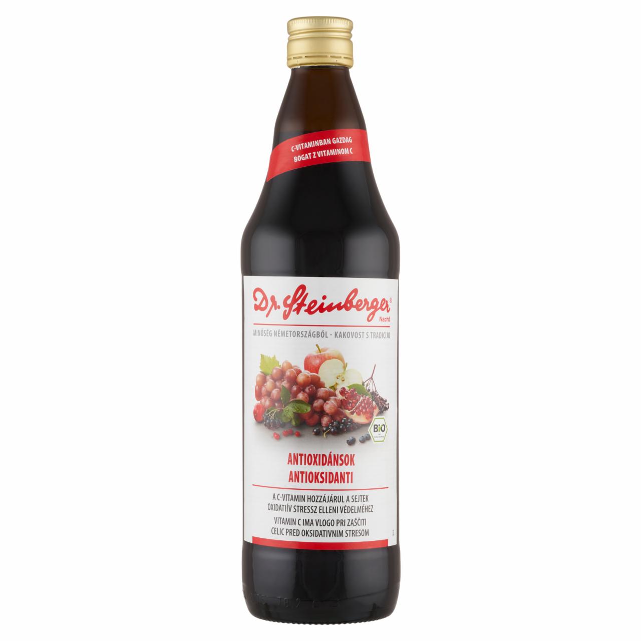 Képek - Dr. Steinberger Antioxidánsok bio vegyes gyümölcslé 750 ml