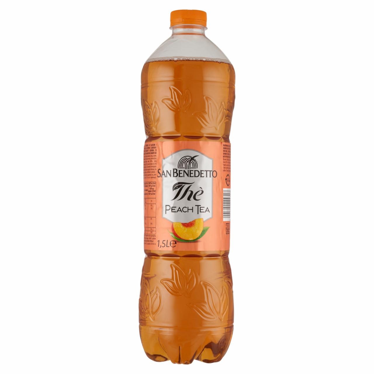 Képek - San Benedetto barackos ice tea ízű alkoholmentes üdítőital cukorral és édesítőszerekkel 1,5 l