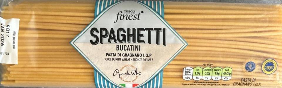 Képek - Spaghetti bucatini Tesco finest