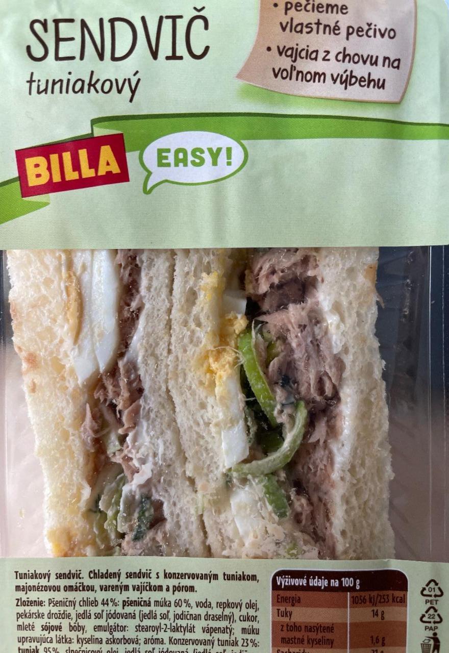 Képek - Tuniakový sendvič Billa Easy!