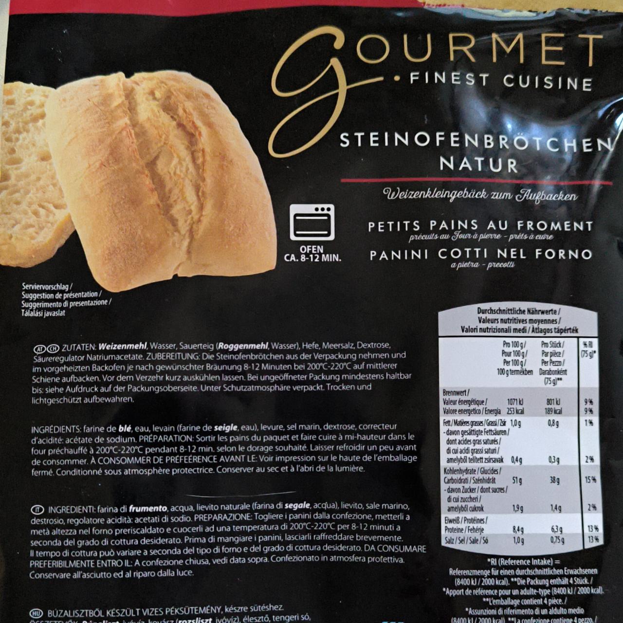 Képek - Steinofenbrötchen natur Gourmet Finest Cuisine