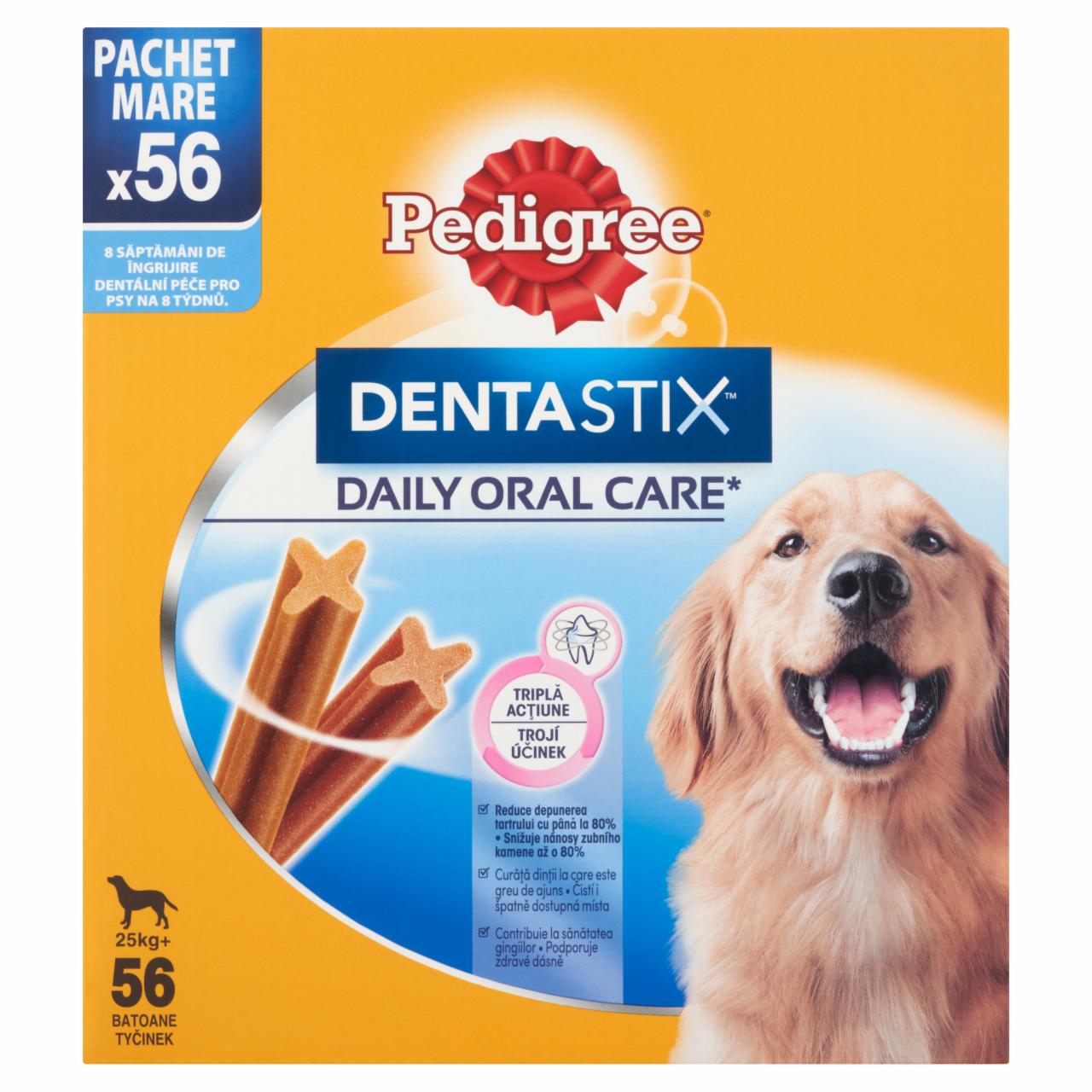 Képek - Pedigree DentaStix Daily Oral Care kiegészítő állateledel 4 hónapnál idősebb kutyáknak 8 db 2,16 kg