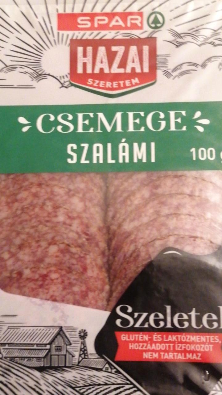 Képek - Csemege szalami Hazai szeretem Spar