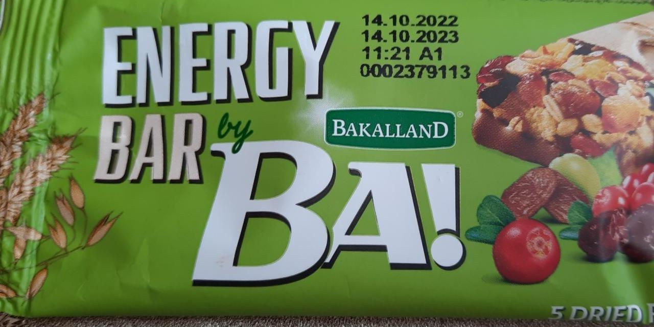 Képek - BA! Energy bar 5 dried fruit Bakalland