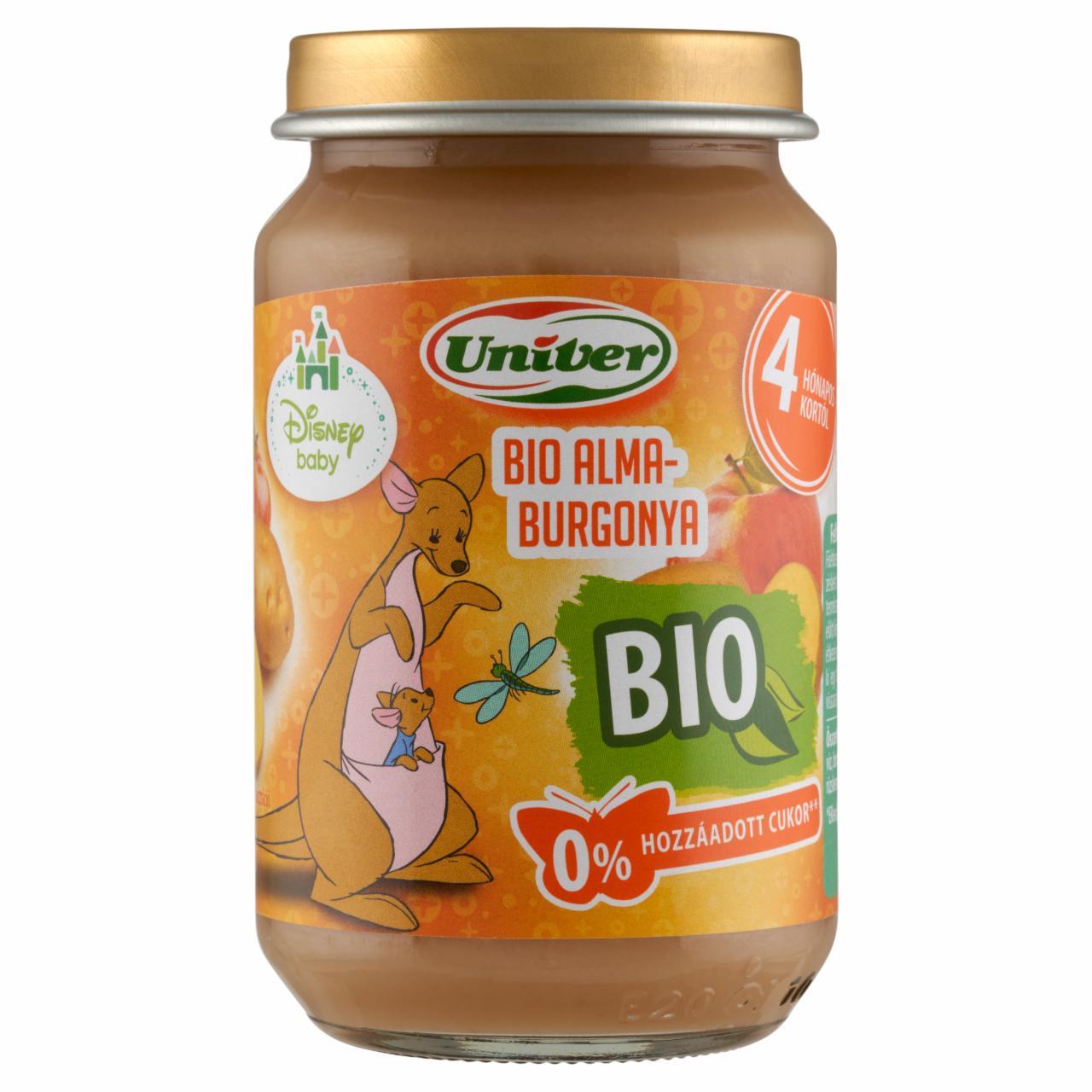 Képek - Univer BIO alma-burgonya bébidesszert 4 hónapos kortól 163 g