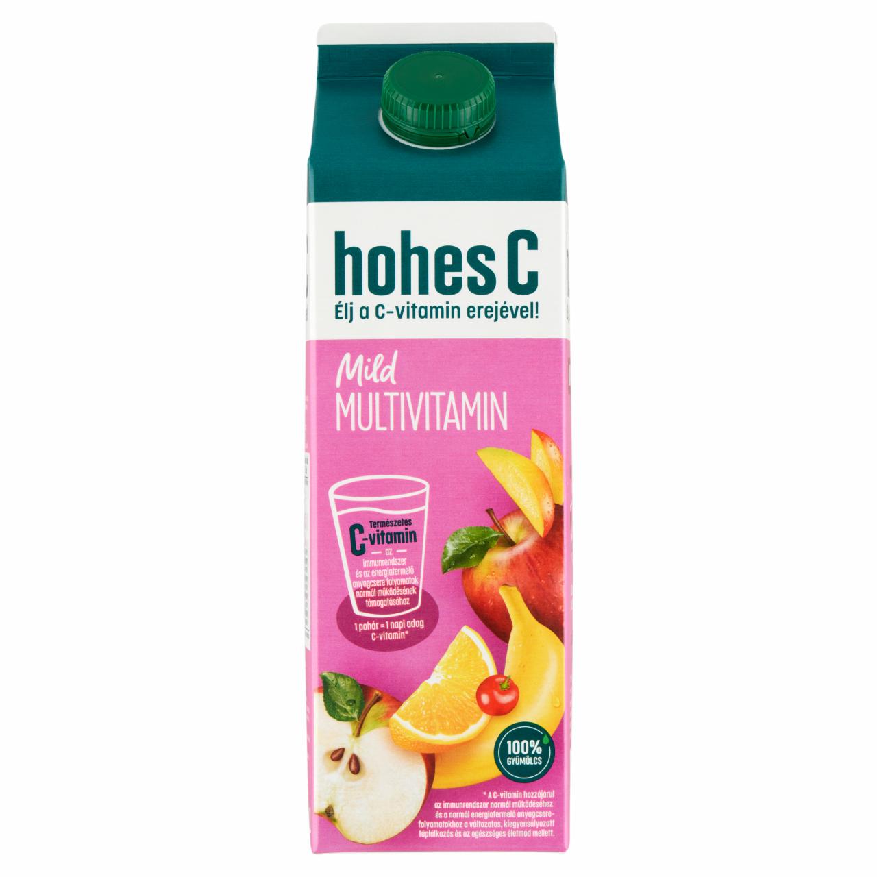 Képek - Hohes C Mild Multivitamin 100% vegyes gyümölcslé 1 l