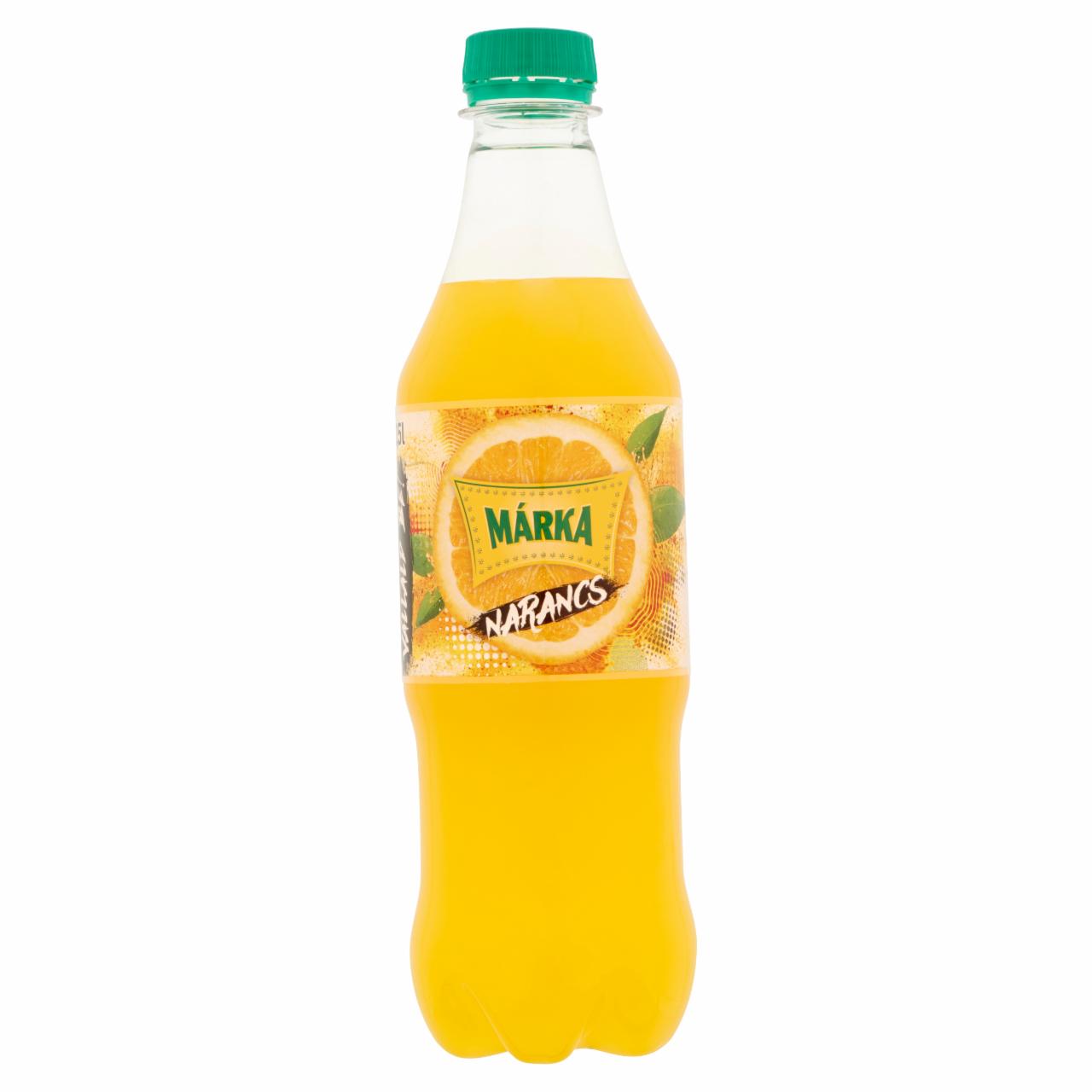 Képek - Márka narancs szénsavas üdítőital cukorral és édesítőszerrel 0,5 l