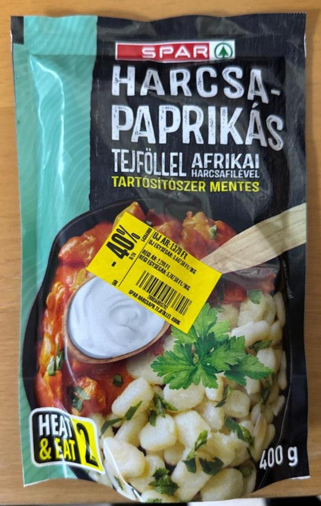 Képek - Harcsa paprikás tejföllel SPAR