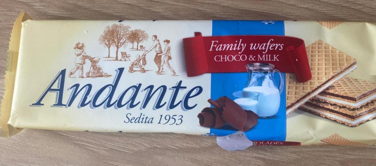 Képek - Family wafers choco & milk Andante