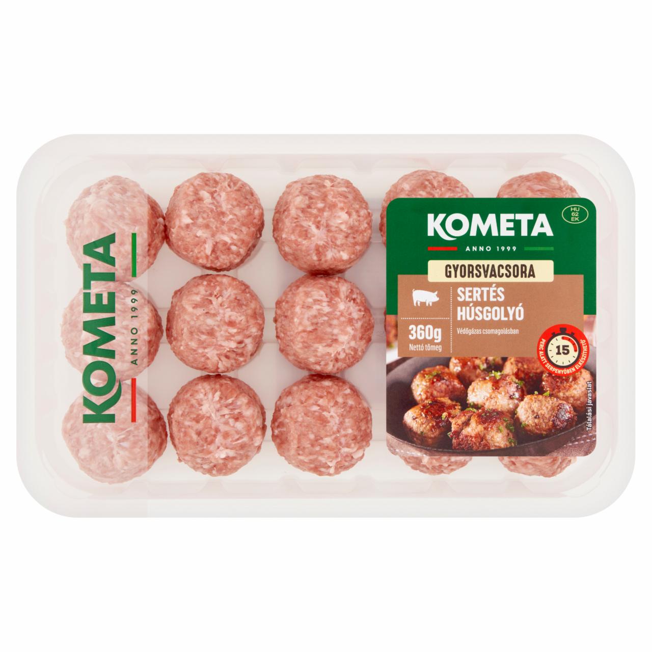 Képek - Kométa Gyorsvacsora sertés húsgolyó 360 g