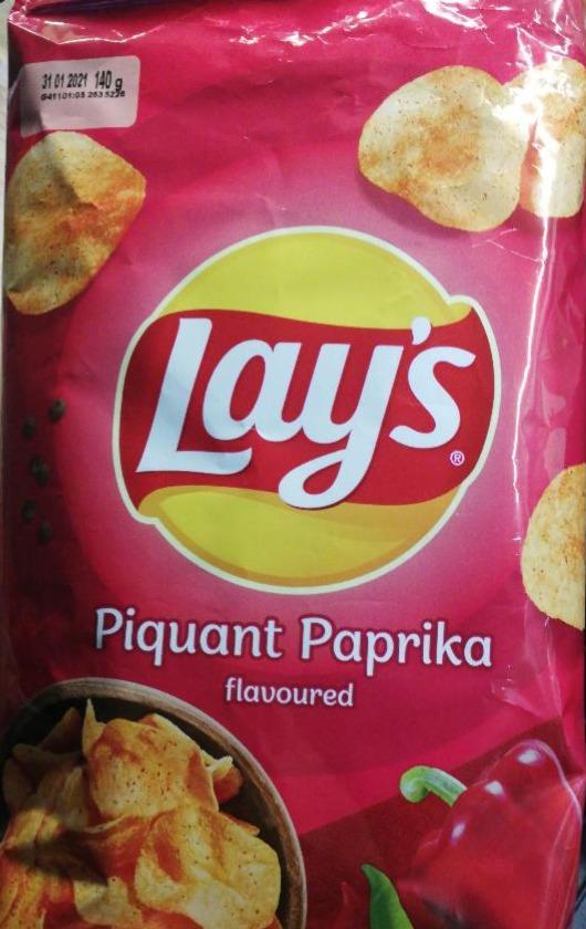 Képek - Lay's pikáns, paprikás ízű burgonyachips 130 g