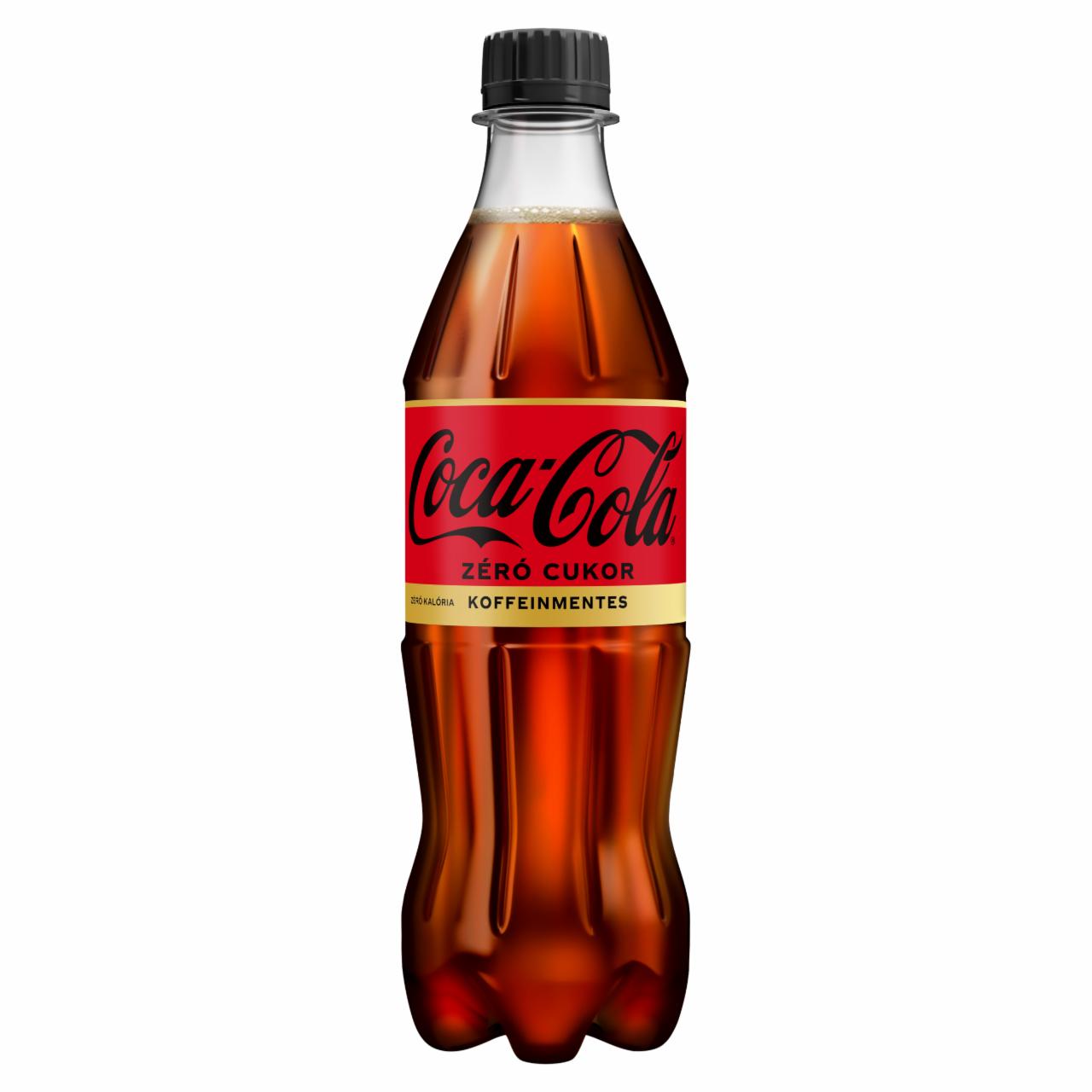 Képek - Coca-Cola Zero koffeinmentes, energiamentes szénsavas üdítőital édesítőszerekkel 500 ml