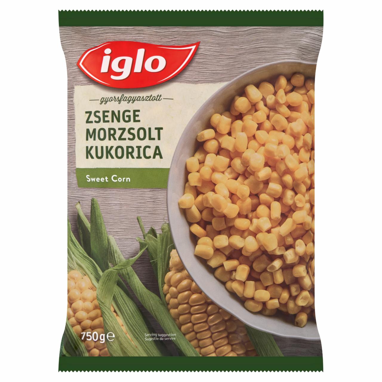 Képek - Iglo gyorsfagyasztott zsenge morzsolt csemegekukorica 750 g