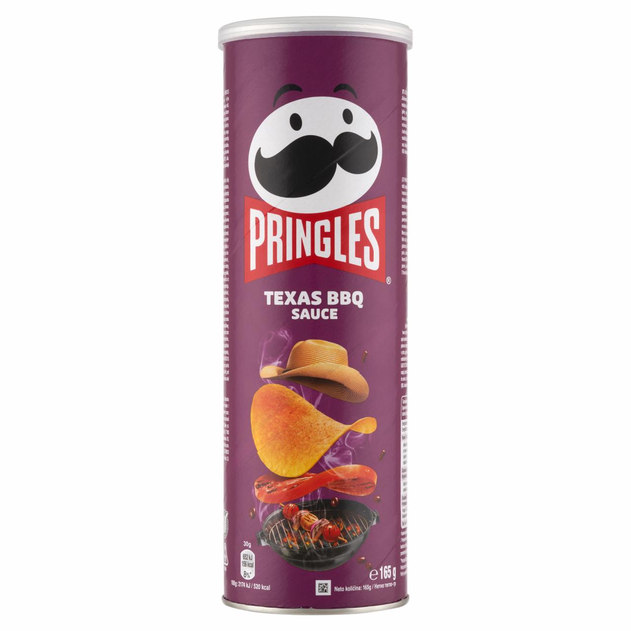 Képek - Pringles texasi barbecue szósz ízesítésű snack 165 g