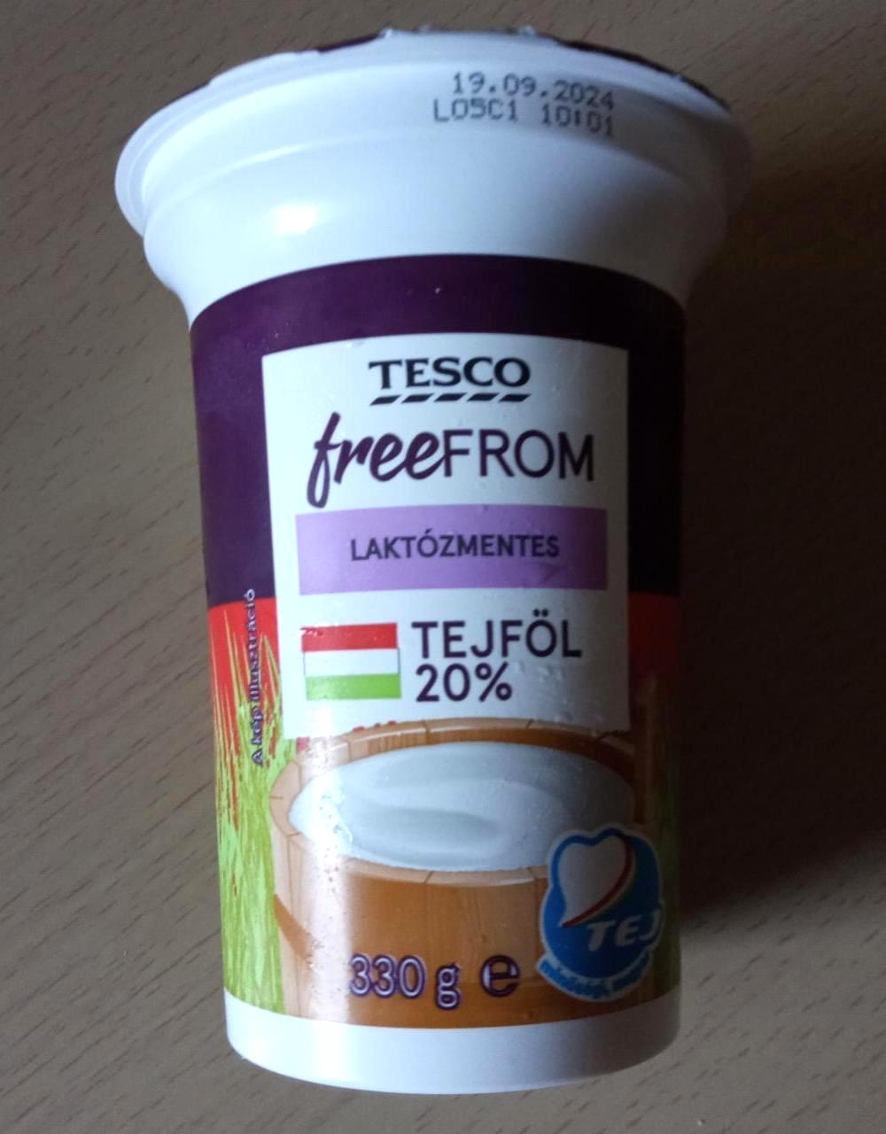 Képek - Laktózmentes tejföl 20% Tesco Free From