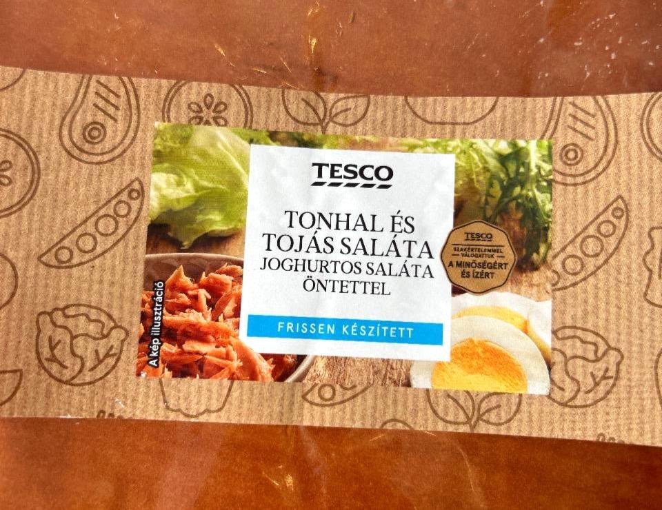 Képek - Tonhal és tojás saláta joghurtos saláta öntettel Tesco