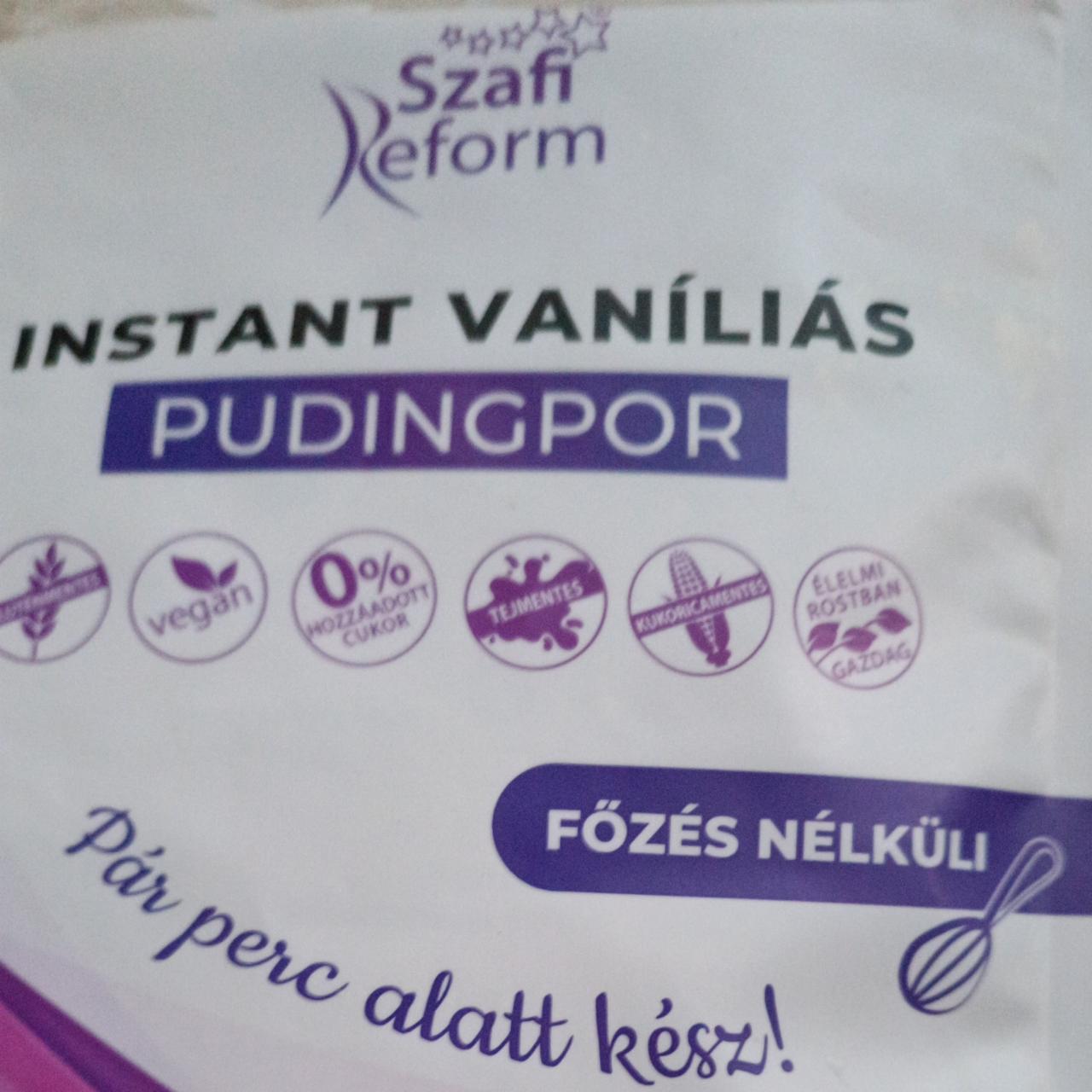 Képek - Instant vaníliás pudingpor Szafi Reform