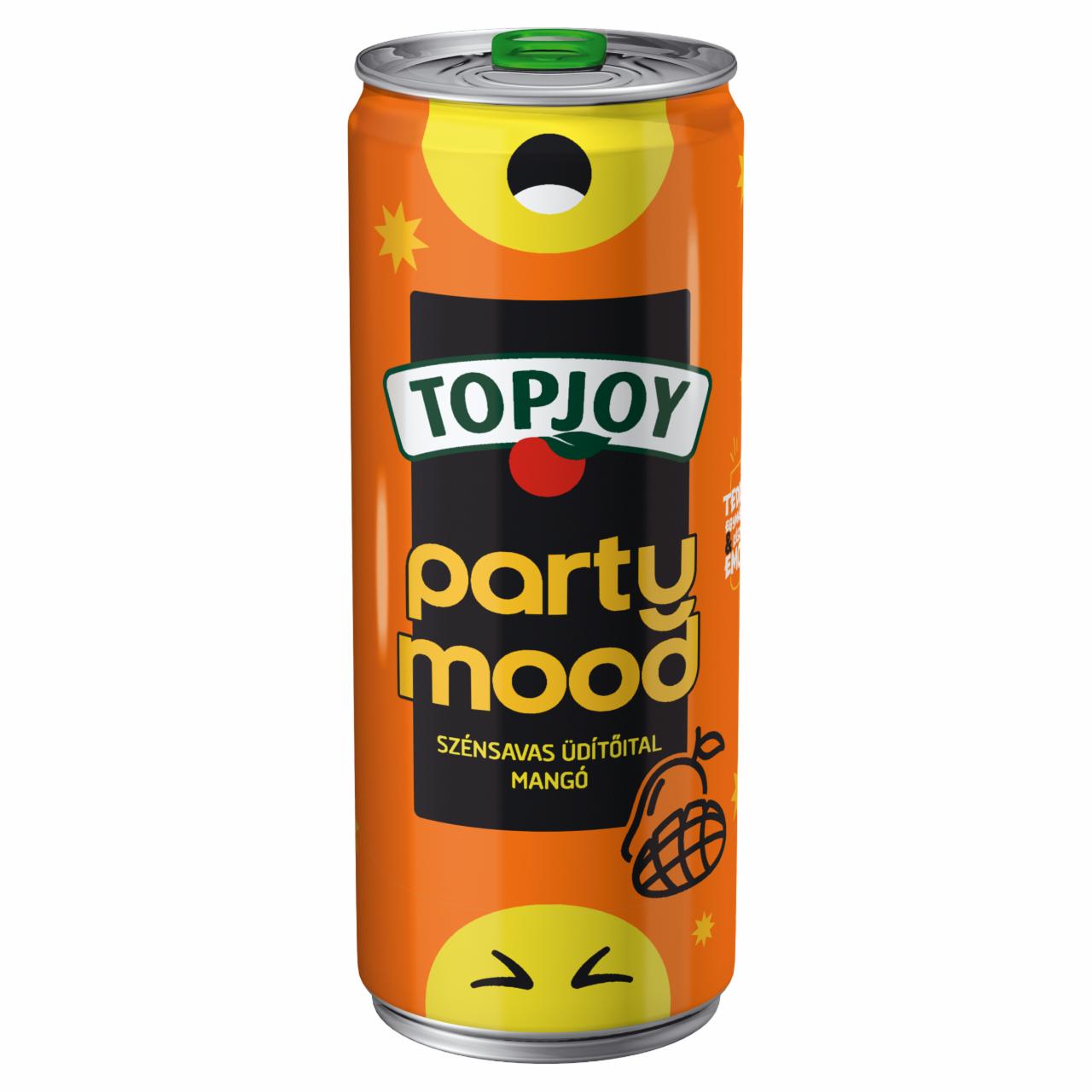 Képek - Topjoy mangó ízű szénsavas üdítőital 330 ml