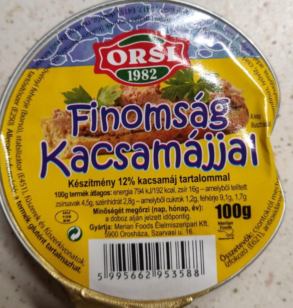 Képek - Finomság kacsamájjal Orsi