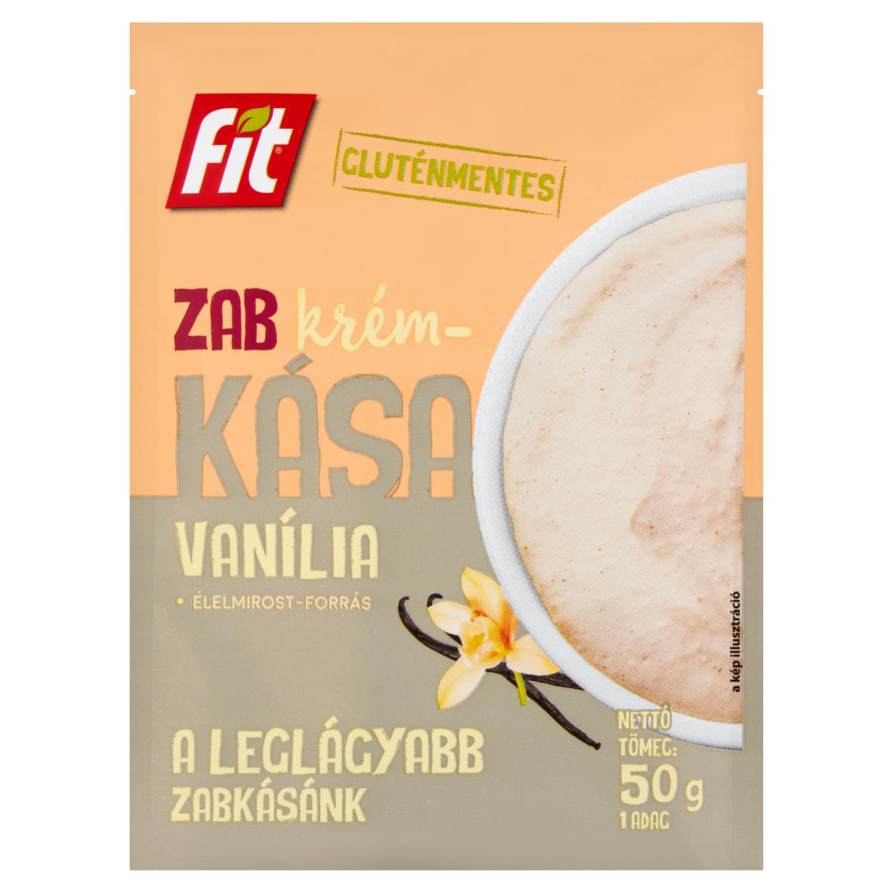 Képek - Fit zab vanília krémkása 50 g