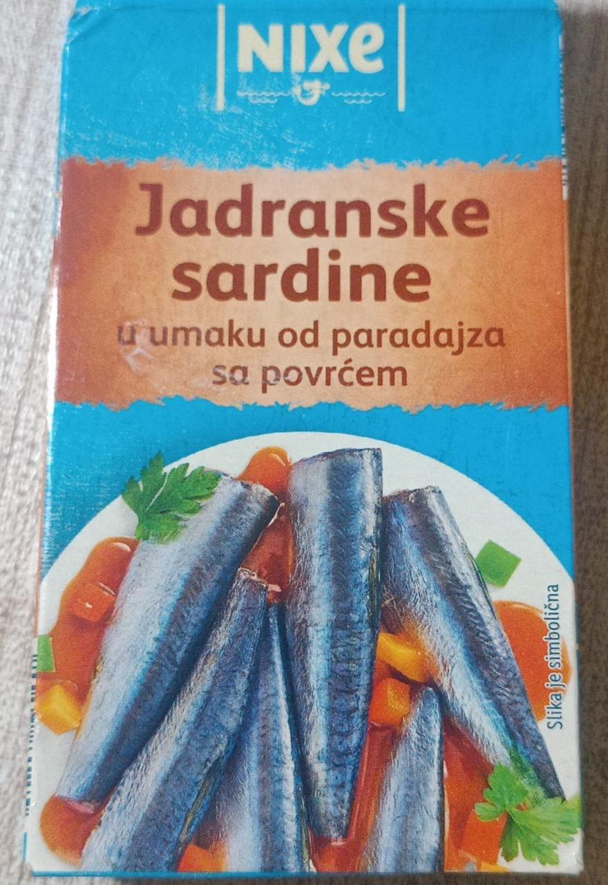 Képek - Jadranske sardine u umaku od paradajza sa povrčem Nixe