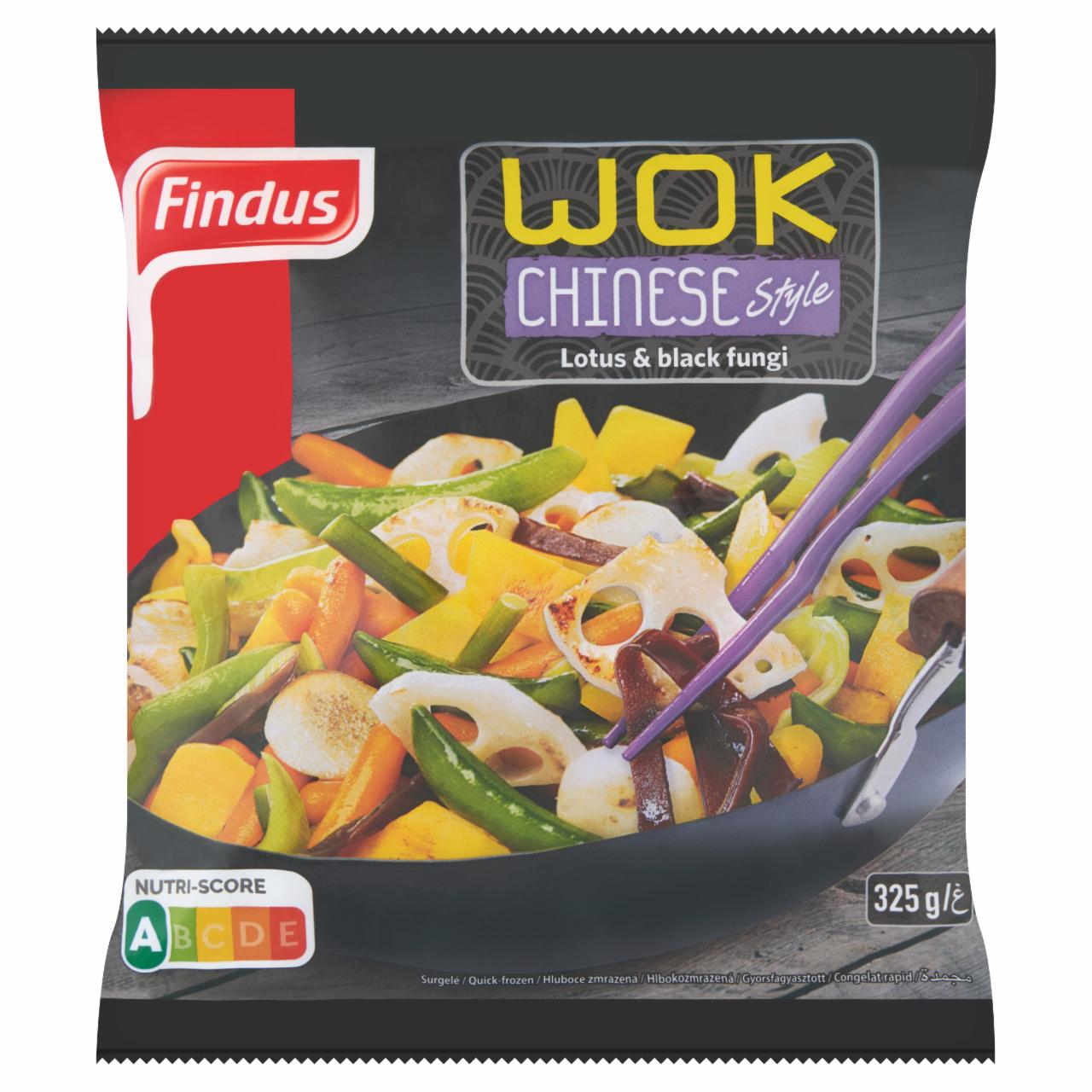 Képek - Findus Wok Chinese fagyasztott fűszerezett zöldségkeverék wokhoz 325 g