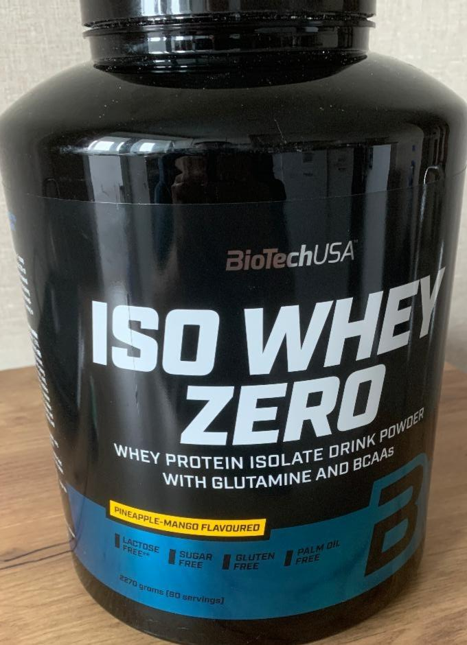 Képek - Iso Whey Zero Pinapple-Mango BioTechUSA