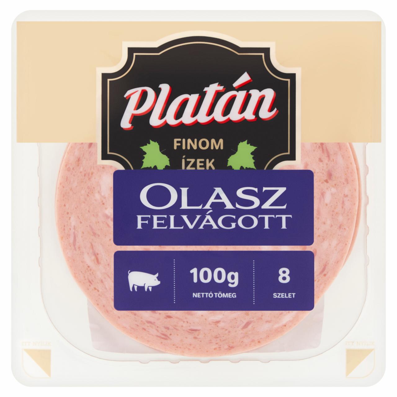 Képek - Platán szeletelt olasz felvágott 100 g