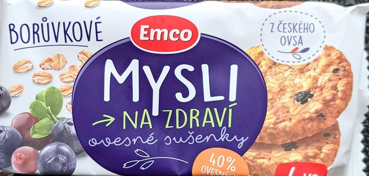 Képek - Mysli na zdraví ovesné sušenky borůvkové Emco