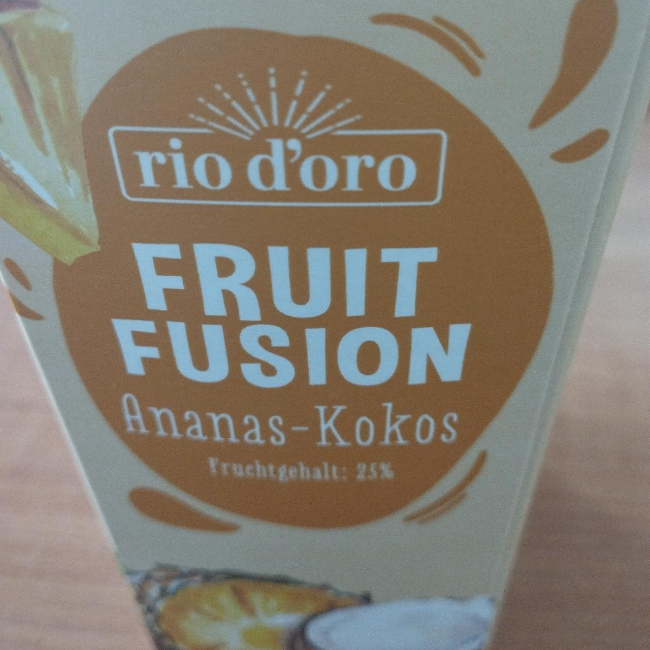 Képek - Fruit fusion Ananász kókuszos ital Rio d'oro