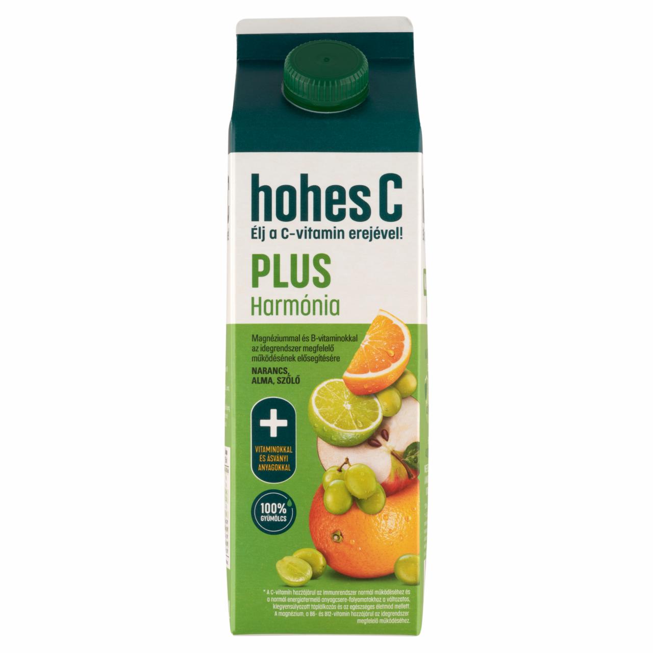 Képek - Hohes C Plus Harmónia 100% vegyes gyümölcslé 1 l