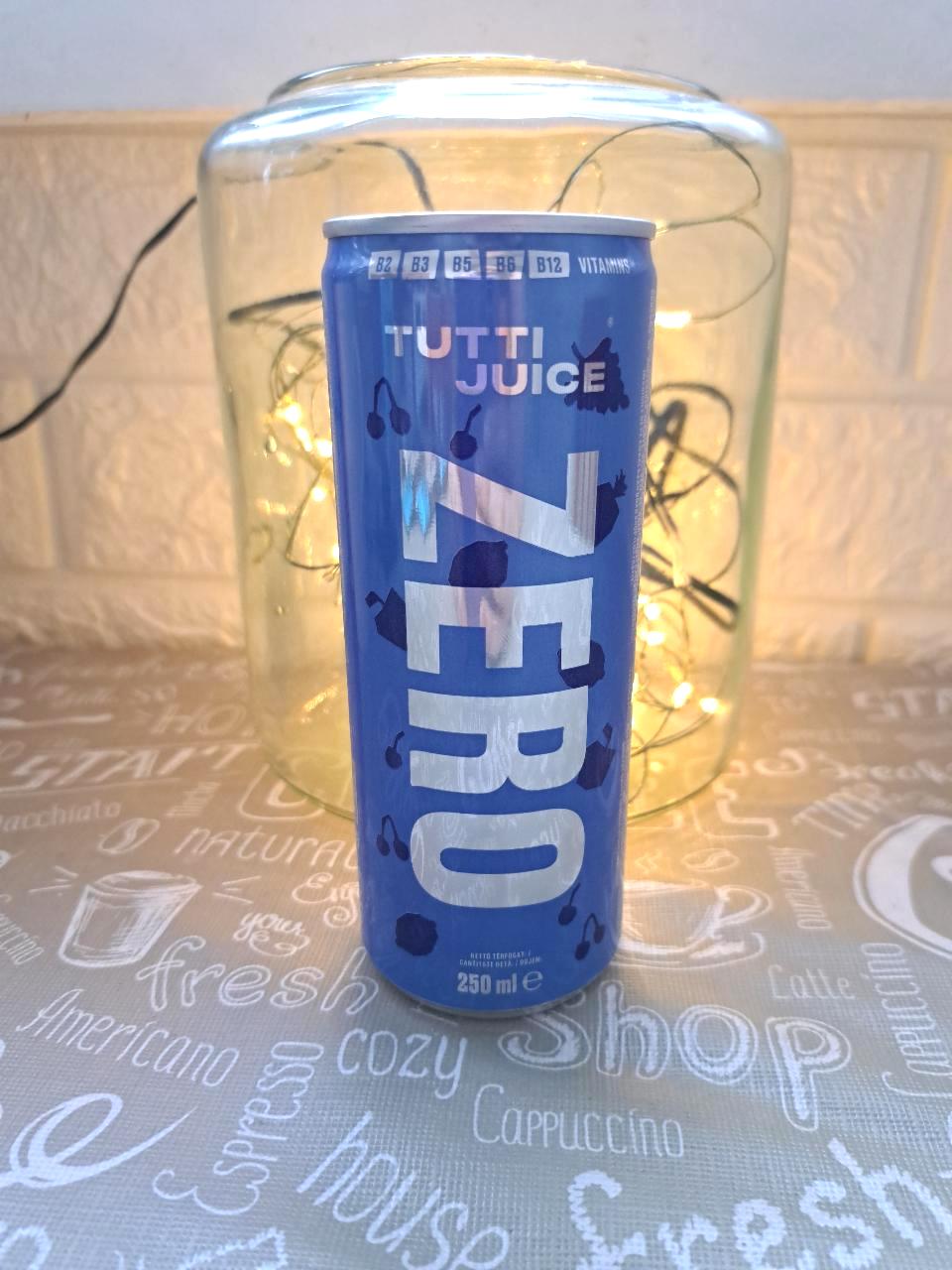 Képek - Tutti Juice Zero tutti-frutti ízű, koffeinmentes, szénsavas, alkoholmentes ital 250 ml