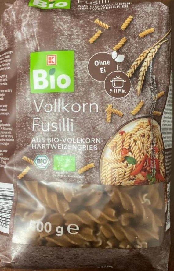 Képek - Vollkorn Fusilli K-Bio