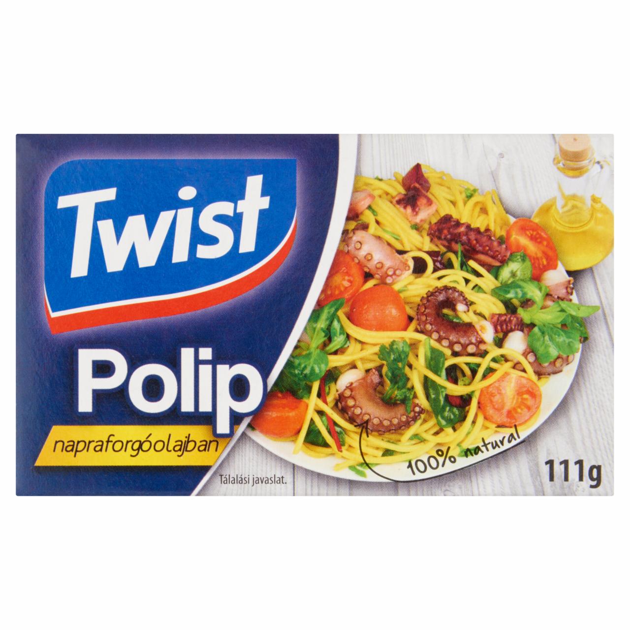 Képek - Twist polip napraforgóolajban 111 g