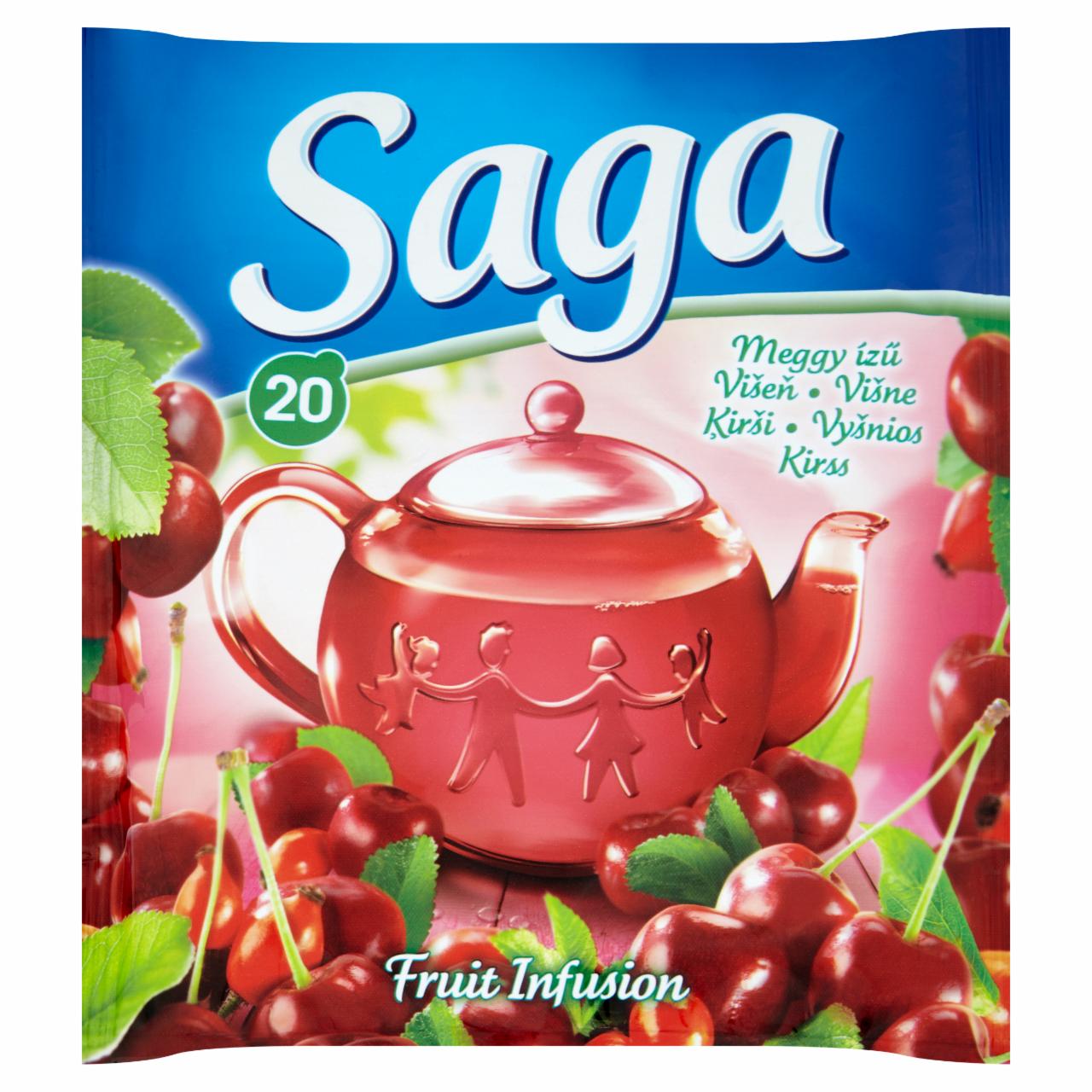 Képek - Saga meggy gyümölcstea 20 filter