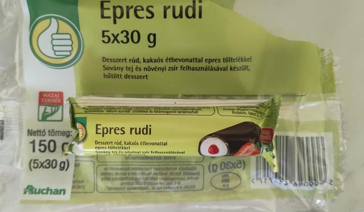 Képek - Epres túrórudi Auchan