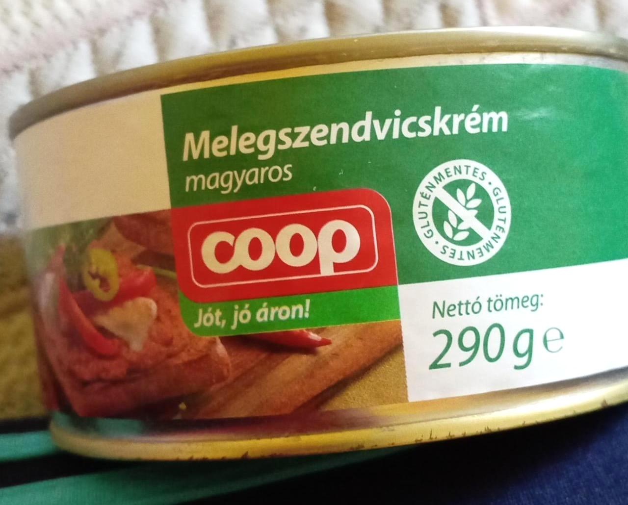 Képek - Melegszendvicskrém magyaros Coop