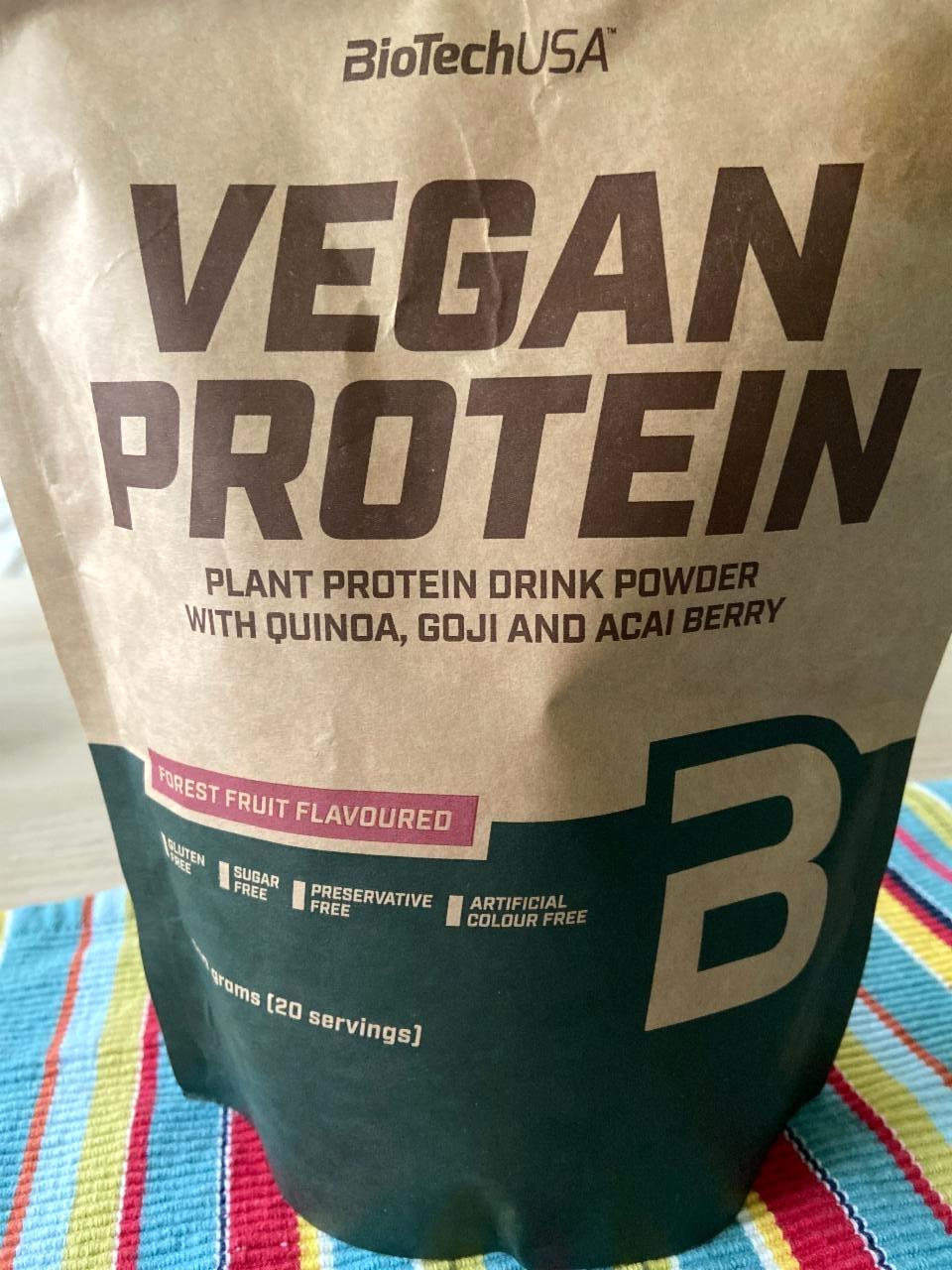 Képek - Vegan protein Erdei gyümölcs BioTechUSA