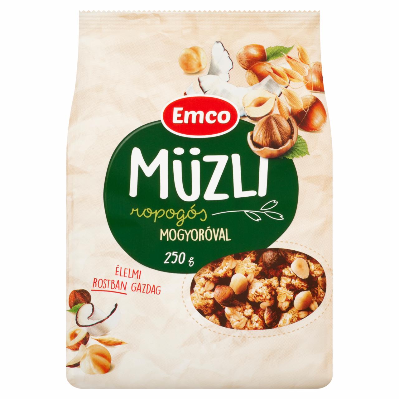 Képek - Emco ropogós müzli mogyoróval 250 g