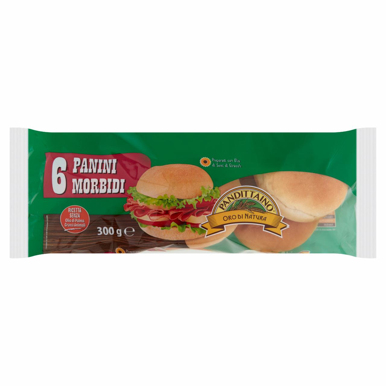 Képek - Pandittaino hamburger zsemle 6 db 300 g