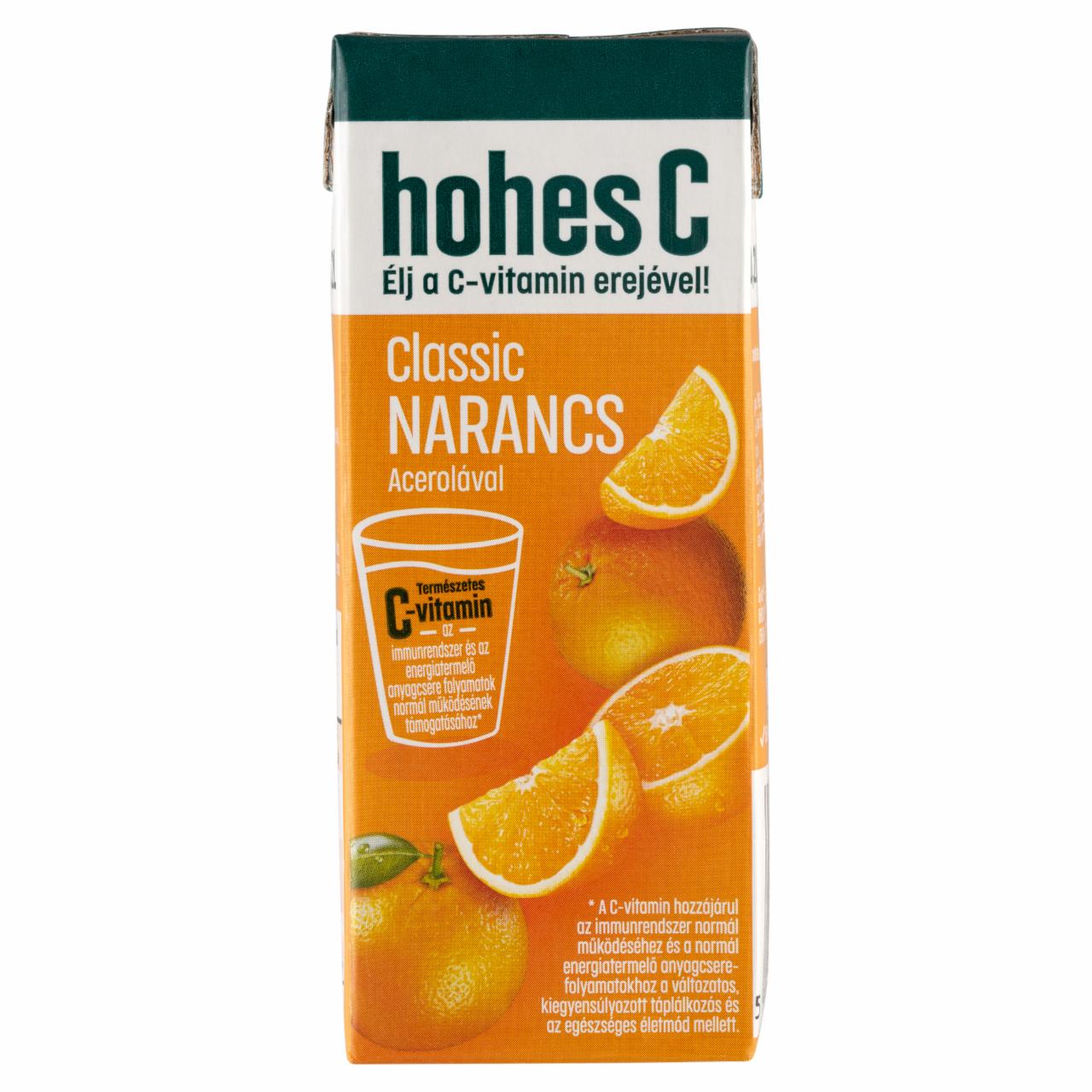 Képek - Hohes C Classic narancs acerolával gyümölcslé 0,2 l