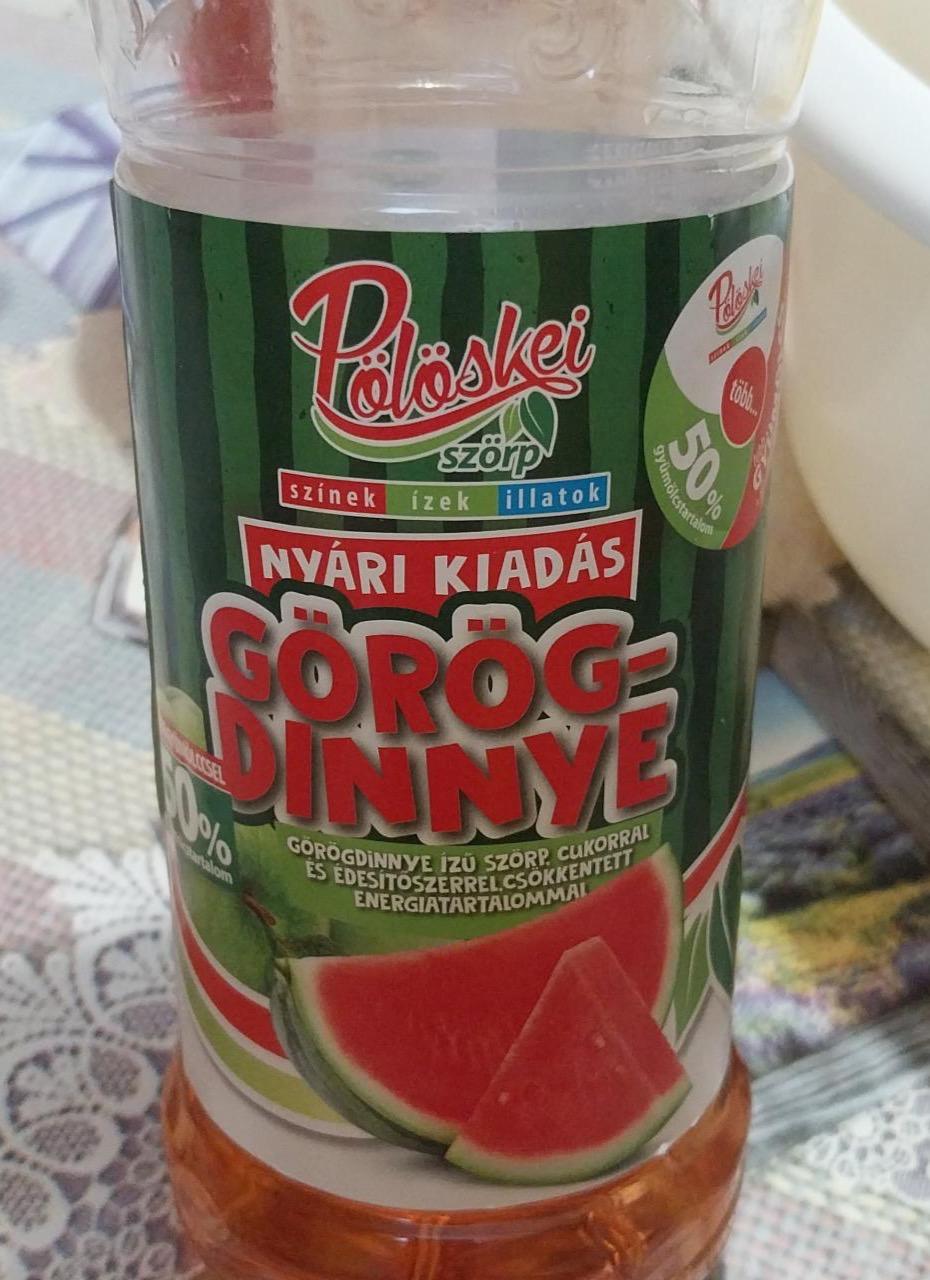 Képek - Nyári kiadás görögdinnye szörp Pölöskei