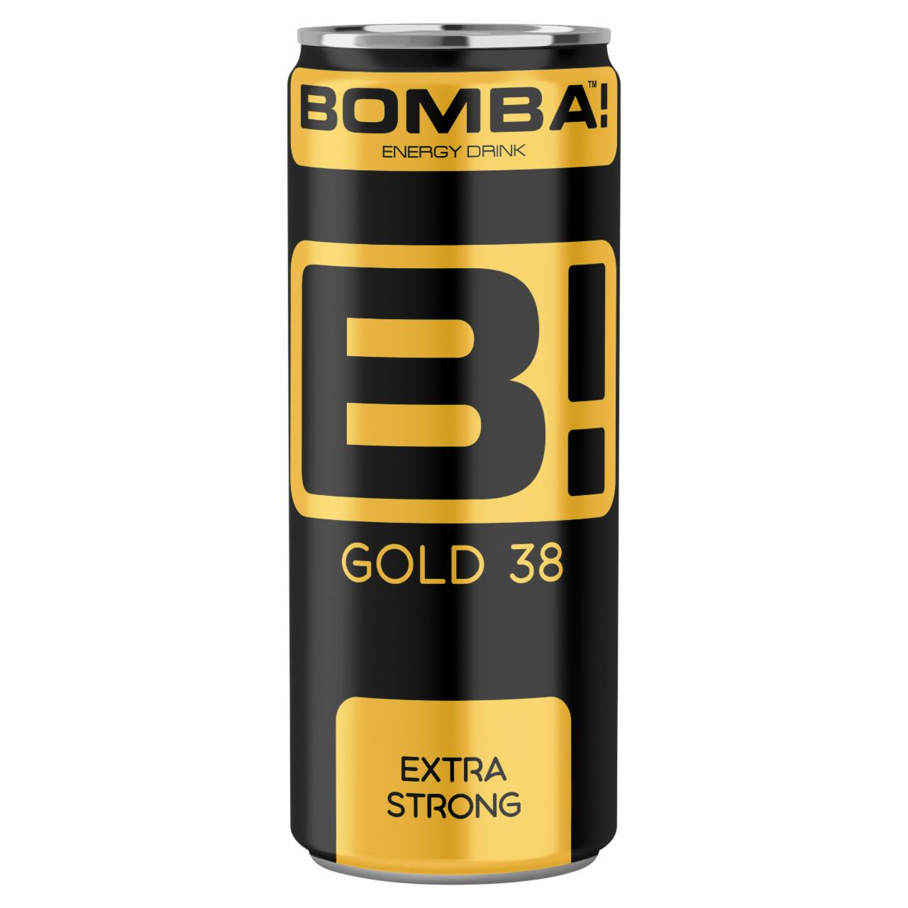 Képek - BOMBA! Gold 38 tutti-frutti ízű energiaital magas koffeintartalommal 250 ml