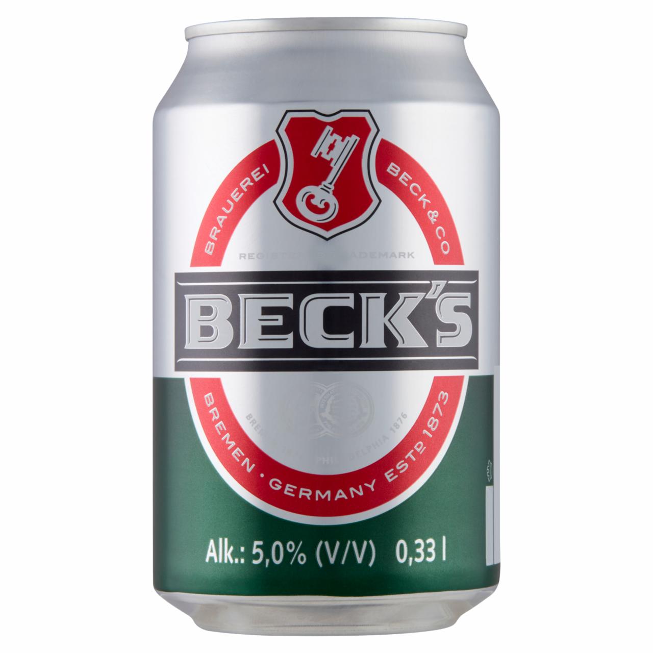 Képek - Beck's minőségi világos sör 5% 0,33 l