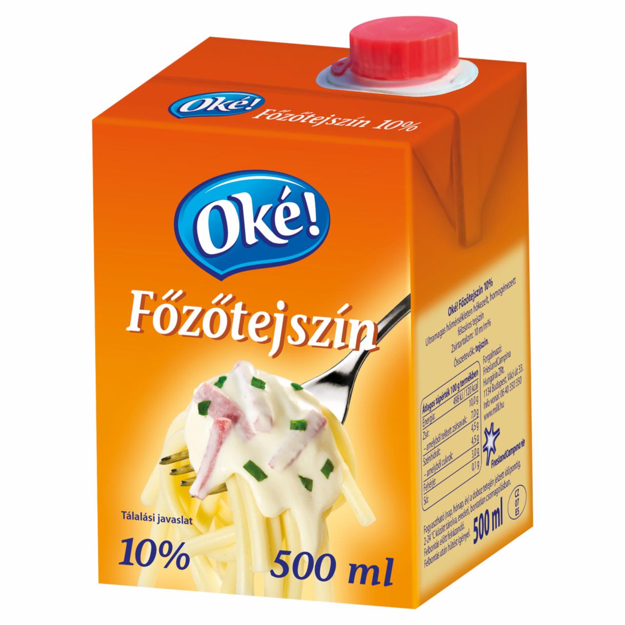 Képek - Oké! főzőtejszín 10% 500 ml